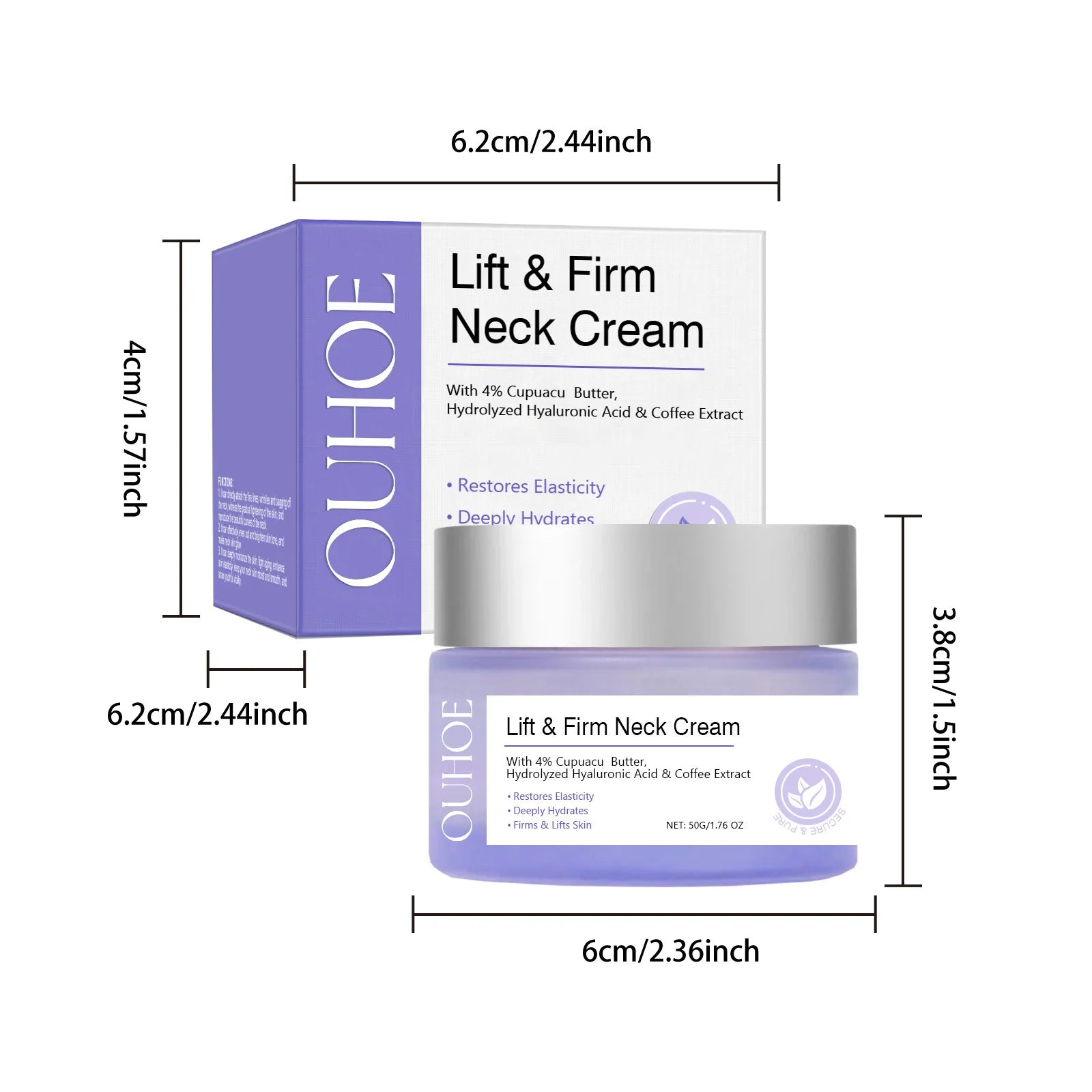 Tighten Lift Neck Cream Firming Reduce Fine Lines