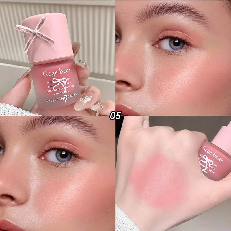 Beauty Soft Light Pink Liquid Blush Lasting Waterproof