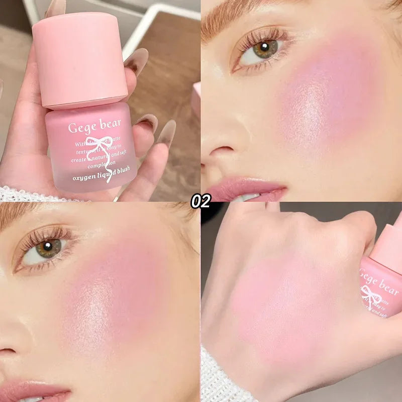 Beauty Soft Light Pink Liquid Blush Lasting Waterproof