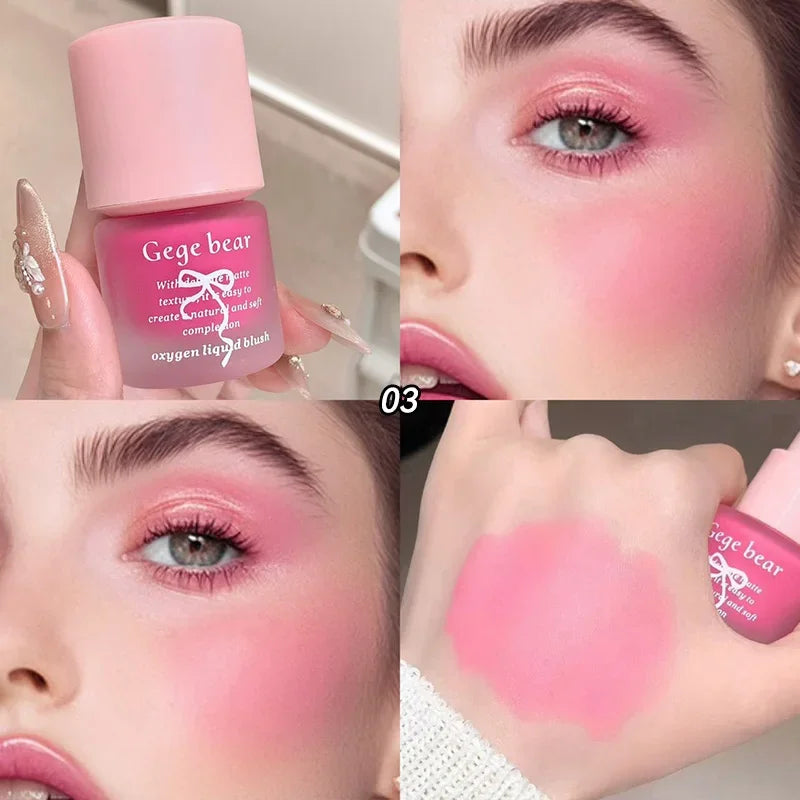 Beauty Soft Light Pink Liquid Blush Lasting Waterproof