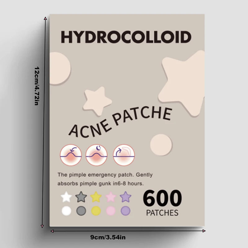 600 piece set - Star Pimple Patch Acne Removal Skin Care Stickers
