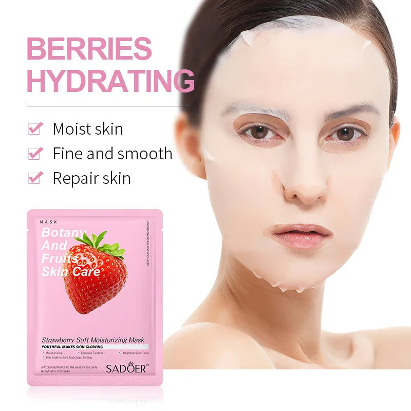 8 pieces Fruits Face Mask Beauty Facial skincare