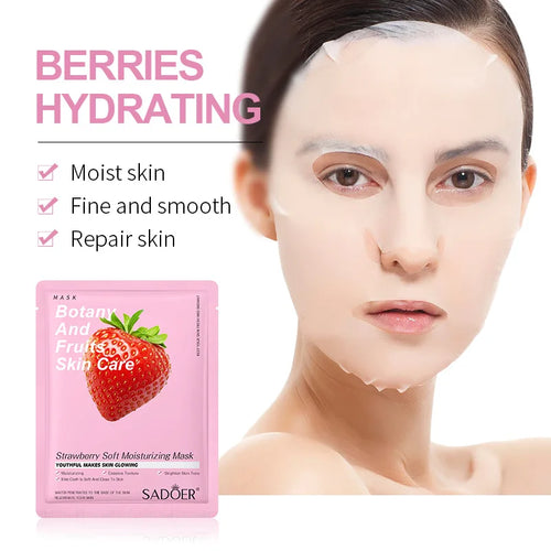 8 pieces Fruits Face Mask Beauty Facial skincare