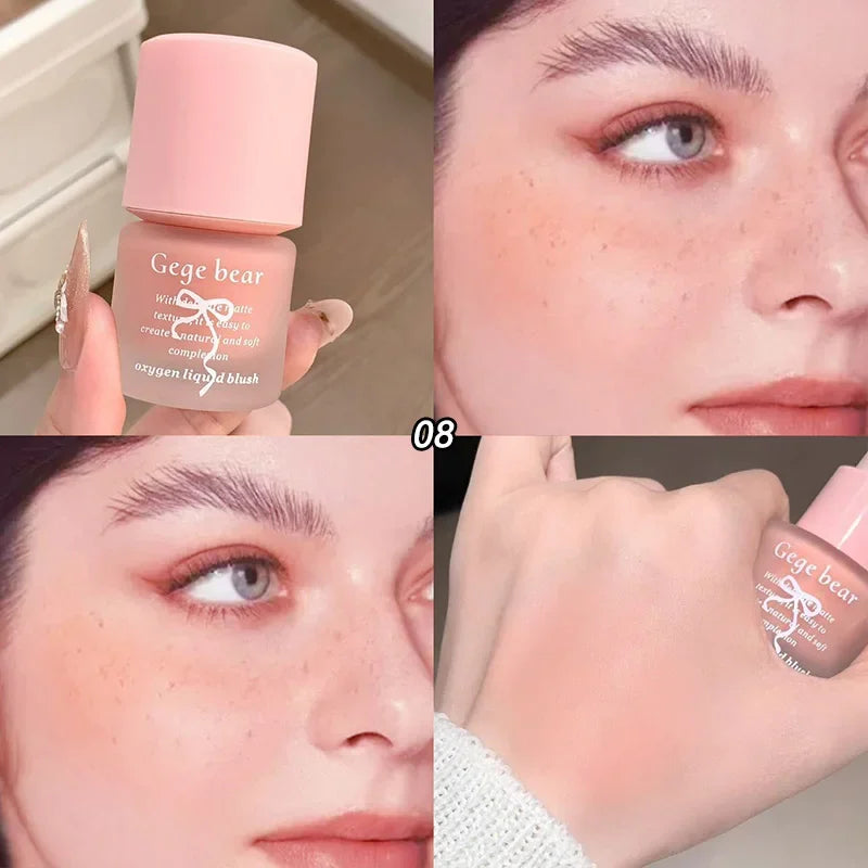 Beauty Soft Light Pink Liquid Blush Lasting Waterproof