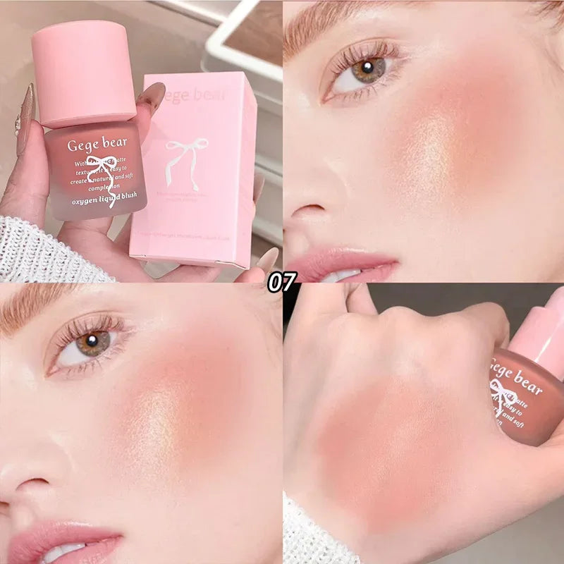 Beauty Soft Light Pink Liquid Blush Lasting Waterproof