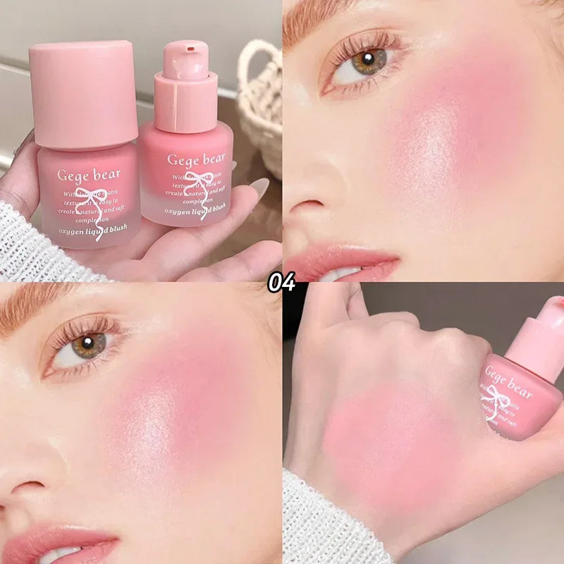Beauty Soft Light Pink Liquid Blush Lasting Waterproof