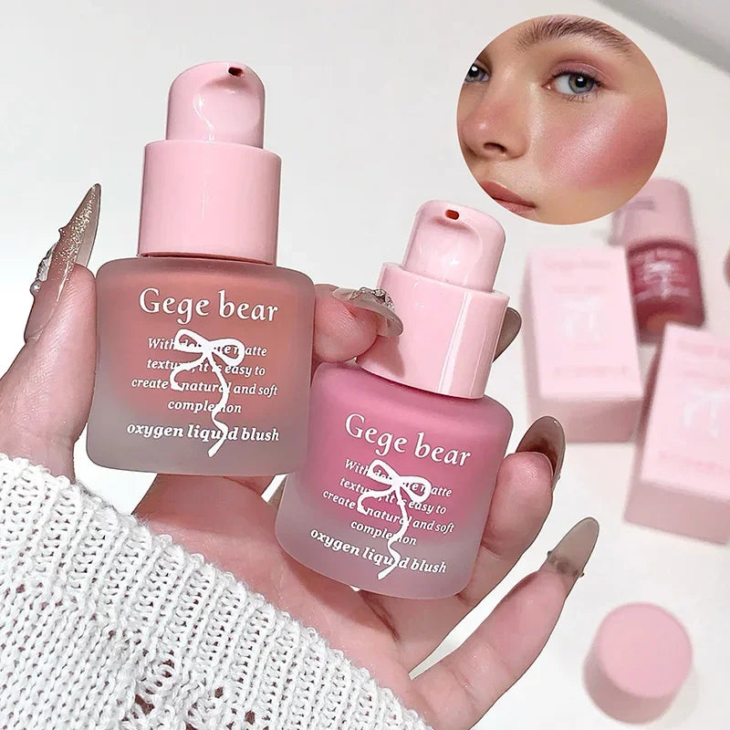 Beauty Soft Light Pink Liquid Blush Lasting Waterproof