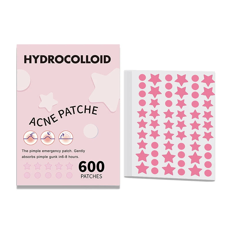 600 piece set - Star Pimple Patch Acne Removal Skin Care Stickers