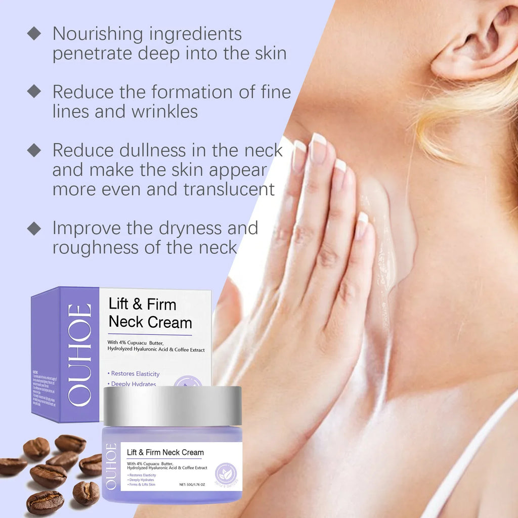 Tighten Lift Neck Cream Firming Reduce Fine Lines