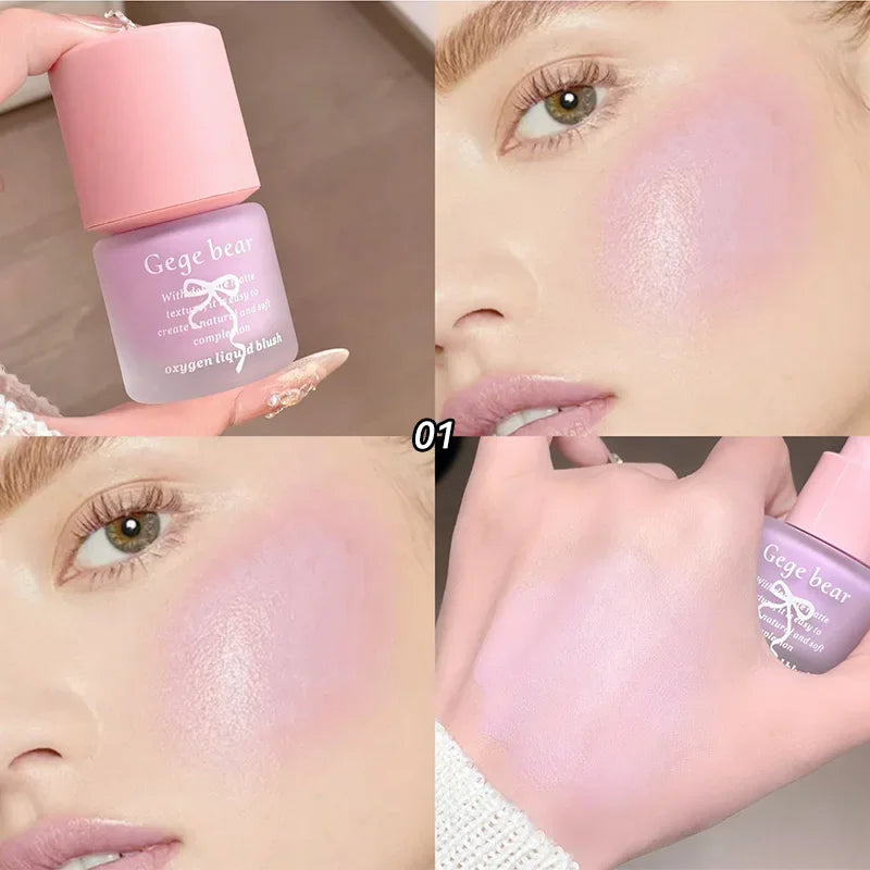 Beauty Soft Light Pink Liquid Blush Lasting Waterproof