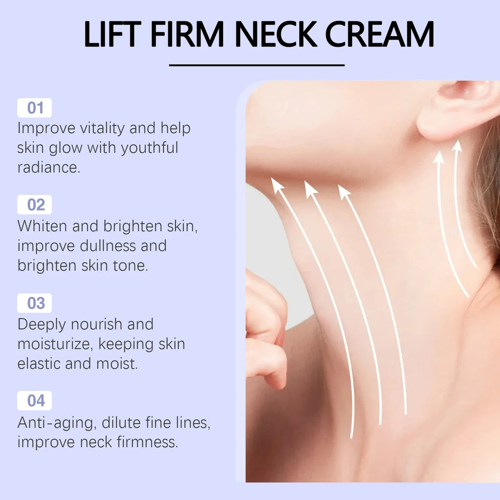 Tighten Lift Neck Cream Firming Reduce Fine Lines