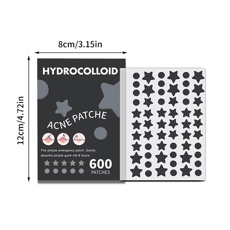 600 piece set - Star Pimple Patch Acne Removal Skin Care Stickers